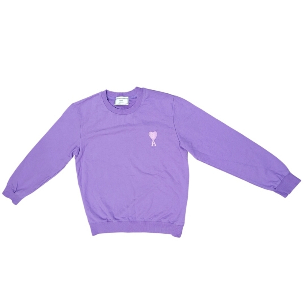 AMI Paris Women's Purple Sweater - Size Large